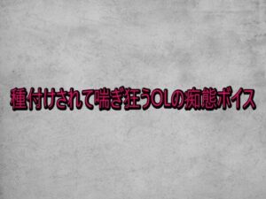 種付けASMRボイス！喘ぎ狂うOLの痴態で脳汁ドバドバ！