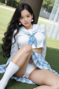 【先行＆独占】Symbiosis 緑光に溶ける純潔｜AI美女写真集レビュー