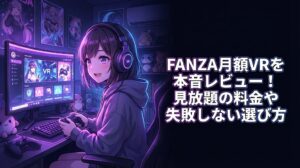 FANZA月額VRを本音レビュー！見放題の料金や失敗しない選び方