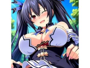 ノワールちゃんのエッチなAIイラスト集！黒髪ツインテールがたまらない！