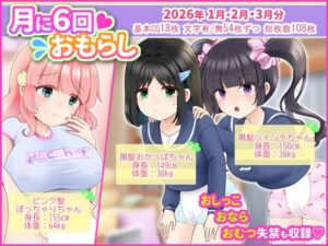 月に6回おもらし〜2026年1月2月3月〜【mikkyway】レビュー！