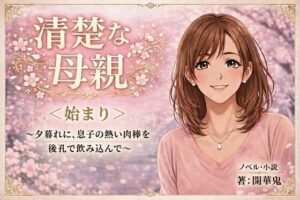 清楚な母親【開華鬼】人妻×近親相姦！アナル描写がエロすぎ！