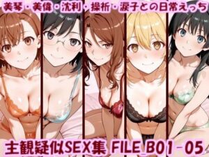 主観疑似SEX集 FILE_B01-05：美琴たちとの日常えっち体験！