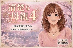 清楚な母親4：温泉で父子に貫かれる禁断3P！熟女好き必見！