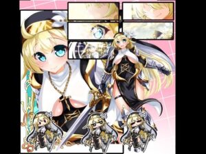 立ち絵素材 騎士シスター：金髪巨乳シスターで創作意欲を刺激！