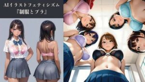 AIイラストフェティシズム『制服とブラ』の評価・感想｜イラスト・CG集系同人誌レビュー【2026年】