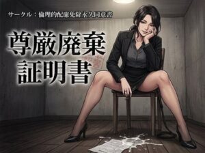 尊厳廃棄証明書 レビュー：退廃美と心の闇にハマる！【倫理的配慮免除永久同意書】