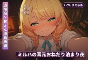 【あまあま】辺境宿の看板娘ミルハに耳元で囁かれる夜