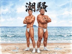 潮騒 レビュー・感想｜剛毛ブラシの人気筋肉同人【サンプルあり】
