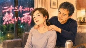 熟女好き必見！雨の日の甘い誘惑『二十三年ぶりの、熱い雨』