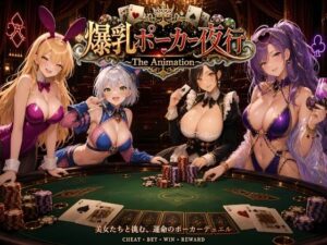爆乳ポーカー夜行 〜The animation〜 レビュー・感想｜AIゴリラの人気巨乳同人【サンプルあり】