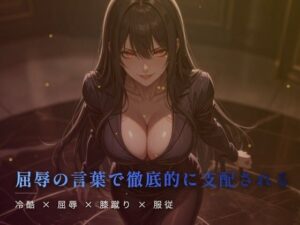 冷たい台所の床で餌を待つ膝蹴りの屈辱 レビュー・感想｜夜の息抜きの人気言葉責め同人【サンプルあり】