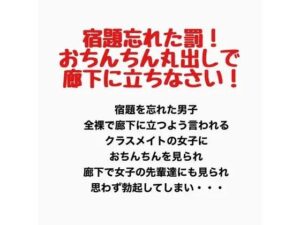 宿題を忘れたら女子も全裸で廊下に立たされる！の評価・感想｜辱め系同人誌レビュー【2026年】