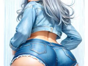 青デニムホットパンツ尻 レビュー・感想|naoji22222の人気お尻・ヒップ同人【サンプルあり】