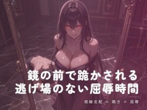 鏡の前で跪かされる夜の屈辱 レビュー・感想｜夜の息抜きの人気言葉責め同人【サンプルあり】