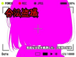 【羞恥体験告白】合法盗撮〜気弱な少女を観測した、1年間の記録〜（通常版） レビュー・感想【サンプルあり】