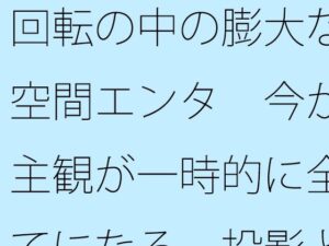 回転の中の膨大な空間エンタ  今が主観が一時的に全てになる  投影と画面 レビュー・感想【サンプルあり】