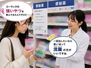 薬局で便秘相談したら浣腸をオススメされてします女子 2 レビュー・感想｜BCSの人気アナル同人【サンプルあり】