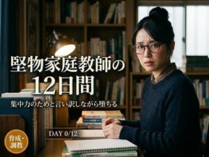 堅物家庭教師・佐倉先生の12日間 〜‘集中力を上げるため’と言い訳しながら堕ちる同棲調教日誌〜 レビュー