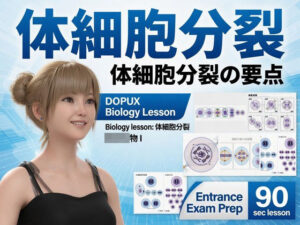 【▲20】一ノ瀬廻里 大学に進学し強豪予備校『DOPUX（ドピュックス』で生物I，IIを教える名物講師に！（Vol.009:体細胞分裂） レビュー