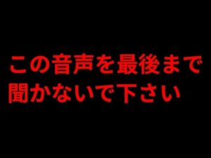 この音声を最後まで聞かないで下さいの評価・感想｜ホラー系同人誌レビュー【2026年】