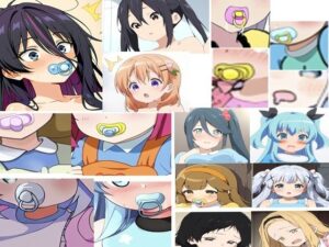 R-18アニメ美少女おむつおもらしAIイラスト集その1からその5総集編おまけ付き レビュー・感想【サンプルあり】