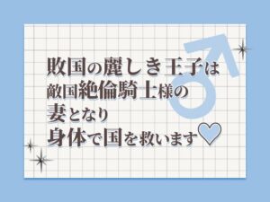 敗国の麗しき王子は敵将絶倫騎士様の妻となり身体で国を救いますの評価・感想｜ファンタジー系同人誌レビュー【2026年】