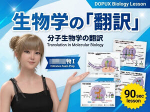 【▲20】一ノ瀬廻里 大学に進学し強豪予備校『DOPUX（ドピュックス』で生物I，IIを教える名物講師に！（Vol.016:翻訳） レビュー