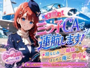 本日は三つ子CAで運航します！幼なじみ三姉妹は、まとめて俺に夢中の評価・感想｜パイパン系同人誌レビュー【2026年】