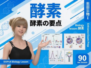 【▲20】一ノ瀬廻里 大学に進学し強豪予備校『DOPUX（ドピュックス』で生物I，IIを教える名物講師に！（Vol.018:酵素） レビュー