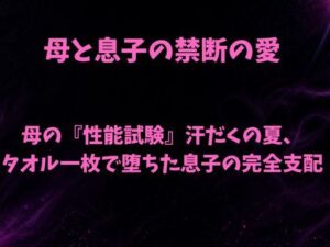母の『性能試験』汗だくの夏、タオル一枚で堕ちた息子の完全支配の評価・感想｜ノベル系同人誌レビュー【2026年】