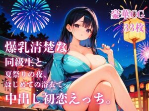 爆乳清楚な同級生と夏祭りの夜、はじめての浴衣で中出し初恋えっち。の評価・感想｜処女系同人誌レビュー【2026年】