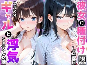 爆乳彼女がいる俺がクラス一のギャルの誘惑に負け翌日浮気セックスしてしまった話 レビュー・感想【サンプルあり】