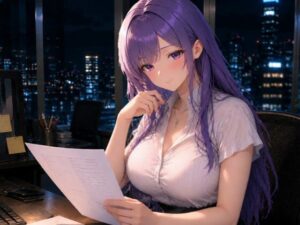 紫髪のOLゆかりちゃんの囁きボイス レビュー・感想｜SONATAの人気音声付き同人【サンプルあり】