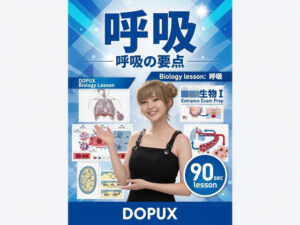 【▲20】一ノ瀬廻里 大学に進学し強豪予備校『DOPUX（ドピュックス』で生物I，IIを教える名物講師に！（Vol.020:呼吸） レビュー