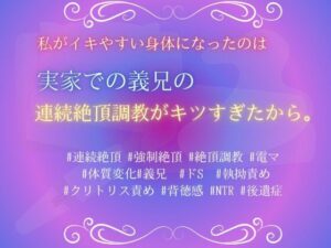 私がイキやすい身体になったのは、実家での義兄の連続絶頂調教がキツすぎたから。 レビュー・感想【サンプルあり】