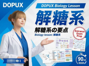 【▲20】一ノ瀬廻里 大学に進学し強豪予備校『DOPUX（ドピュックス』で生物I，IIを教える名物講師に！（Vol.021:解糖系） レビュー