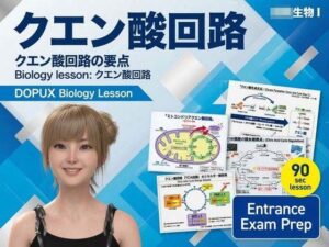 【▲20】一ノ瀬廻里 大学に進学し強豪予備校『DOPUX（ドピュックス』で生物I，IIを教える名物講師に！（Vol.022:クエン酸回路） レビュー