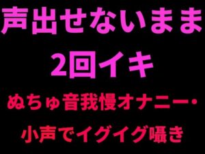 声出せないまま2回イキ 〜ぬちゅ音我慢オナニー・小声でイグイグ囁き〜の評価・感想｜オナニー系同人誌レビュー【2026年】