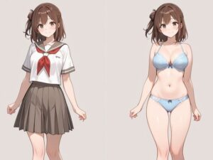 セーラー服のあの子は、下着姿が一番かわいい。 レビュー・感想｜妄想の彼方の人気制服同人【サンプルあり】