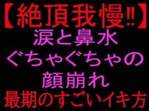 【絶頂我慢！！】涙と鼻水ぐちゃぐちゃの顔崩れ 〜最期のすごいイキ方〜の評価・感想｜オナニー系同人誌レビュー【2026年】