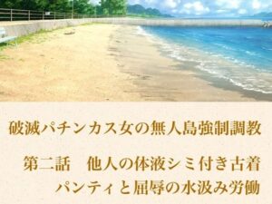 破滅パチンカス女の無人島強●調教 第二話  他人の体液シミ付き古着パンティと、屈辱の水汲み労働 レビュー