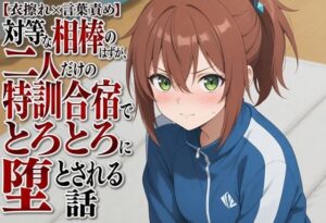 【衣擦れ×言葉責め】対等な相棒のはずが、二人だけの特訓合宿でとろとろに堕とされる話 レビュー・感想【サンプルあり】