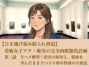 【ひき逃げ弱み握られ脅迫】看板女子アナ・麻実の完全肉便器化計画  第三話  生ハメ解禁！浴室の屈辱と、精液を孕んだまま立つ50周年特番の生放送 レビュー