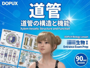 【▲20】一ノ瀬廻里 大学に進学し強豪予備校『DOPUX（ドピュックス』で生物I，IIを教える名物講師に！（Vol.029:道管） レビュー