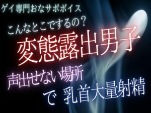声出せないとこで変態露出行為するためのおなサポ音声 レビュー・感想|雑魚奴●調教師の人気野外・露出同人【サンプルあり】