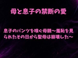 息子のパンツを嗅ぐ母親〜羞恥を見られたその日から聖母は崩壊した〜の評価・感想｜ノベル系同人誌レビュー【2026年】