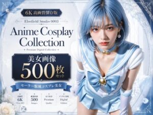 6K高画質保存版｜Elsefield Studio 0003 Anime Cosplay Collection｜アニメセーラー服風コスプレ美女画像500枚セット レビュー