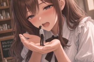 甘々お姉さん店員の特別サービス ―極小客の丸呑み消化― レビュー・感想｜シュリンカーラボの人気ノベル同人【サンプルあり】