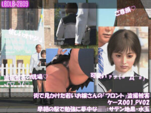 街で見かけた若いお嬢さんの盗撮被害:（ケース001_PV02フロントサテン地-黒・ピンク水玉模様:早朝の駅で勉強に夢中なJ○） レビュー